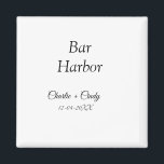 Bar Harbour bachelorette party bridesmaid wedding  Magnet<br><div class="desc">Design</div>