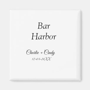 Bar Harbour bachelorette party bridesmaid wedding Magnet