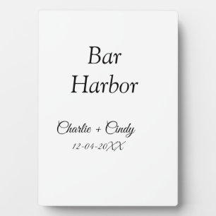 Bar Harbour bachelorette party bridesmaid wedding  Plaque