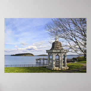 Bar Harbour Gazebo Poster