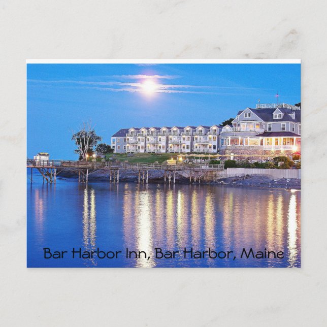 Bar Harbour Inn Postcard (Front)