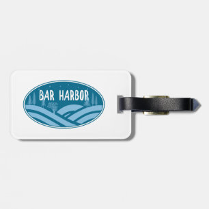 Bar Harbour Maine Outdoors Luggage Tag