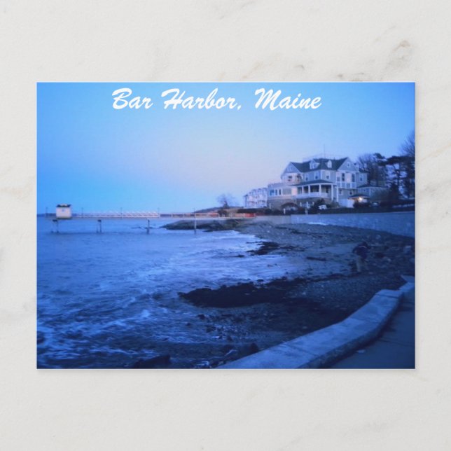 Bar Harbour, Maine Post Card (Front)