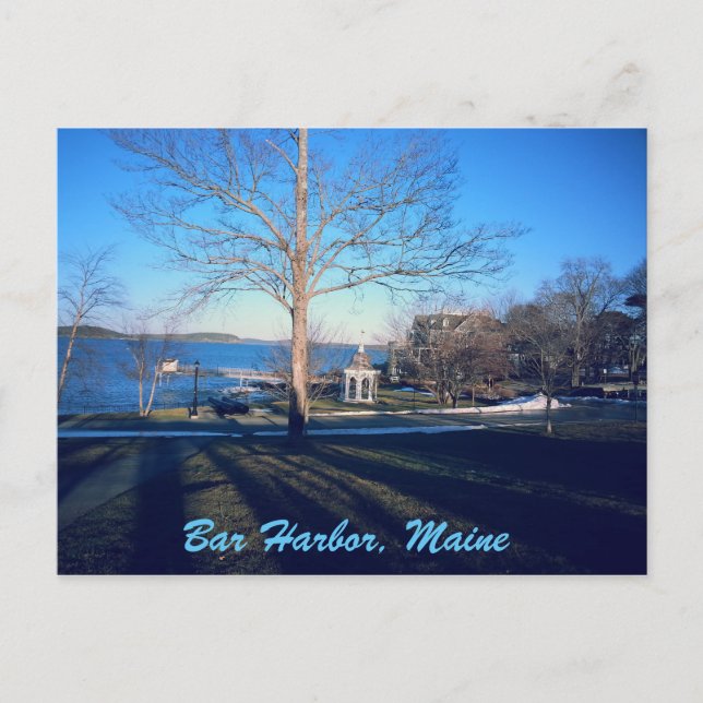 Bar Harbour, Maine Post Card (Front)