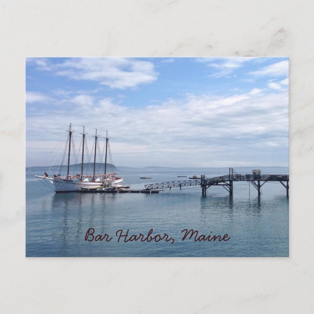 Bar Harbour, Maine Postcard (Front)