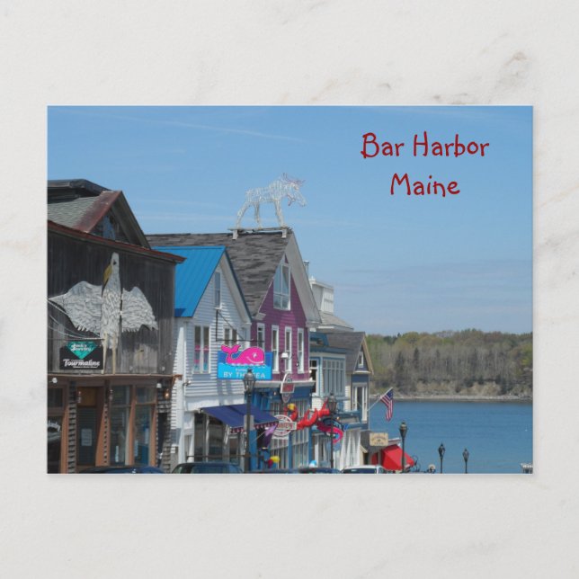 Bar Harbour, Maine Postcard (Front)