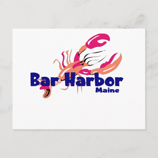 Bar Harbour, Maine Postcard (Front)
