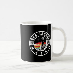 Bar Harbour - Maine - Throwback Design - Clic Coffee Mug