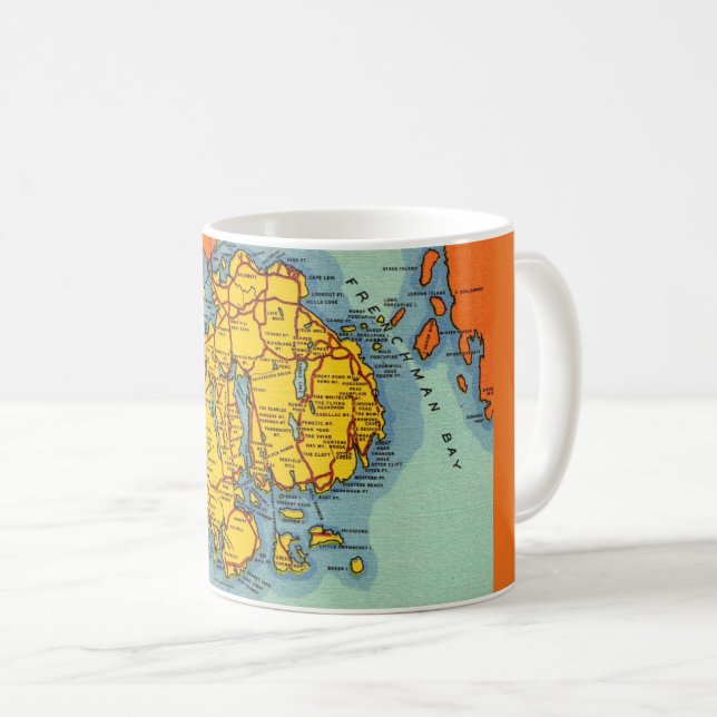 Bar Harbour - Mt Desert Island  Coffee Mug (Front Right)