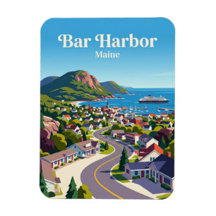 Bar Harbour USA Magnet