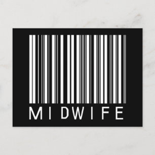 BAR MIDWIFE DARK POSTCARD