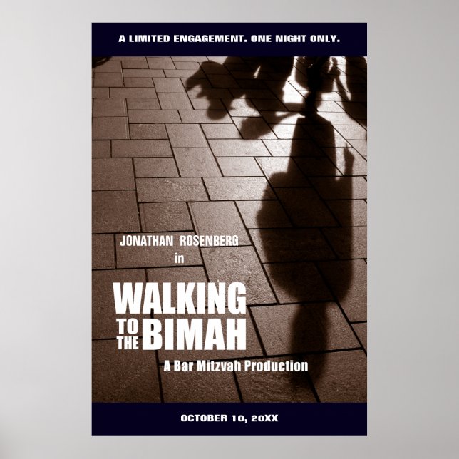 Bar Mitzvah Bimah Movie Poster (Front)