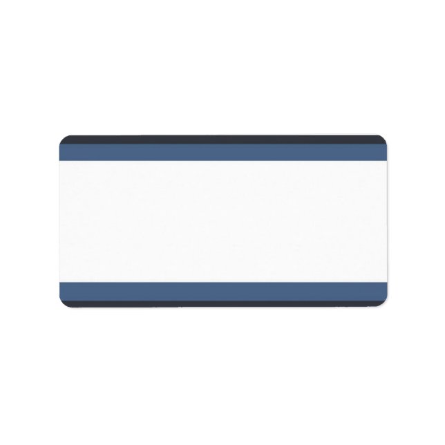 Bar Mitzvah Blank Address Labels (Front)