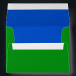 Bar Mitzvah Blue and Green on Any Colour Envelope<br><div class="desc">Bar Mitzvah and Bat Mitzvah invitation sets designed by Umua. Printed and shipped by Zazzle or its partners.</div>