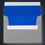 Bar Mitzvah Blue and Grey on Any Colour Envelope<br><div class="desc">Bar Mitzvah and Bat Mitzvah invitation sets designed by Umua. Printed and shipped by Zazzle or its partners.</div>