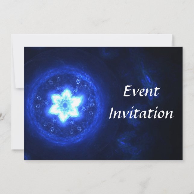 Bar Mitzvah - Bright Star Invitation (Front)