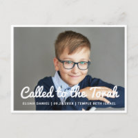 Bar Mitzvah Called to the Torah Modern Photo