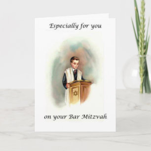 Bar Mitzvah Card