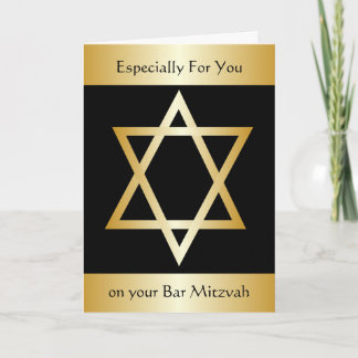 Bar Mitzvah Card