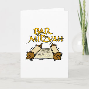 Bar Mitzvah Card