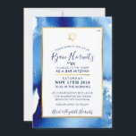 BAR MITZVAH gold star blue watercolor invite RYAN<br><div class="desc">by kat massard >>> kat@simplysweetPAPERIE.com <<< - - - - - - - - - - - - - - - - - - - - - - - - - - - - - - - - - - - - - - - - - - CONTACT ME for...</div>