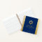 Bar Mitzvah Guest Signature Book Blue and Gold