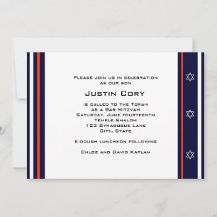 Bar Mitzvah Invitation Sports