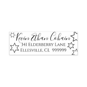 Bar Mitzvah or Bat Mitzvah Personalized Self-inking Stamp