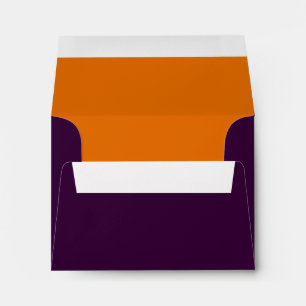 Bar Mitzvah Orange and Red on Any Colour Envelopes