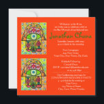 Bar Mitzvah - Pear Orchard Hamsa Invitation<br><div class="desc">Matching Judaic Invitations sets available : Mitzvah Planner Book, ‘Save The Date’ Invite/Magnet, Announcements, ‘Out of Town Guest’ Invite, ‘Out of Town Guest’ Direction Card, ‘Out of Town Guest’ Luncheon/Dinner/Party Invite, Kids Invite, Adult Invite, Matching Envelopes, RSVP Cards, Post Cards, Address Labels, Stamps, Mitzvah Guest Sign-In Book, Place Cards, Seating...</div>