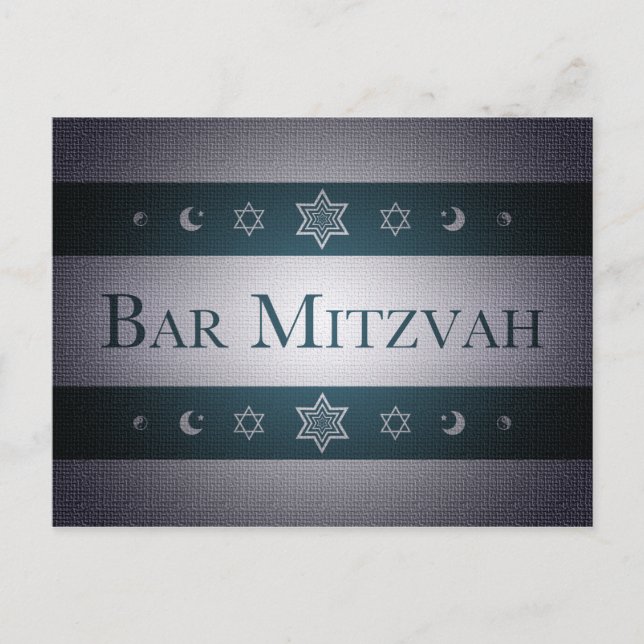 Bar Mitzvah Postcard (Front)