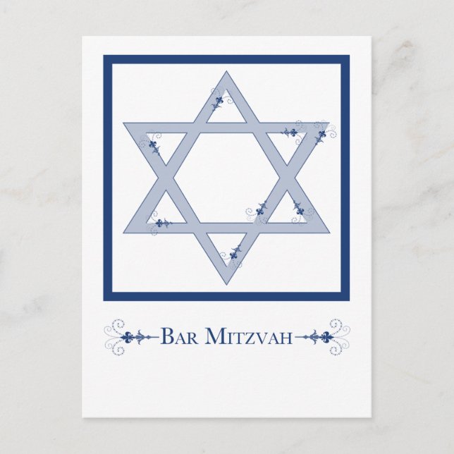 Bar Mitzvah Postcard (Front)