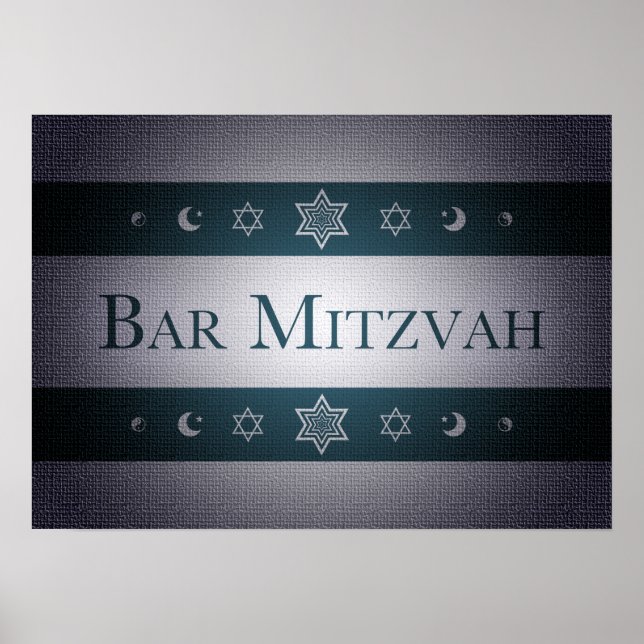 Bar Mitzvah Poster (Front)