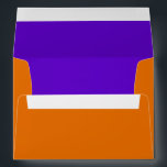Bar Mitzvah Purple and Orange on Any Colour Envelopes<br><div class="desc">Bar Mitzvah and Bat Mitzvah invitation sets designed by Umua. Printed and shipped by Zazzle or its partners.</div>