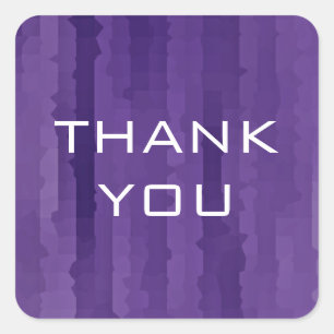 Bar Mitzvah Purple Techno Streaks Square Sticker