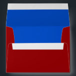 Bar Mitzvah Red and Blue on Any Colour Envelope<br><div class="desc">Bar Mitzvah and Bat Mitzvah invitation sets designed by Umua. Printed and shipped by Zazzle or its partners.</div>