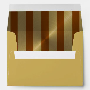 Bar Mitzvah Rust and Gold Stripe Star of David Envelopes