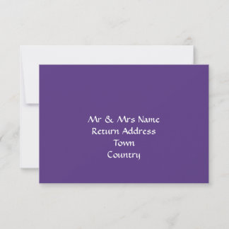 Bar Mitzvah Star of David RSVP postcard