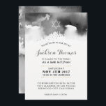 BAR MITZVAH stylish moody grey watercolor invite<br><div class="desc">by kat massard >>> kat@simplysweetPAPERIE.com <<< - - - - - - - - - - - - - - - - - - - - - - - - - - - - - - - - - - - - - - - - - - - - -...</div>
