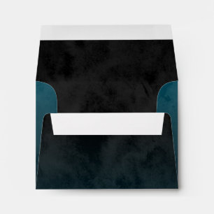 Bar Mitzvah Stylish Teal Blue Star of David Ombre Envelopes