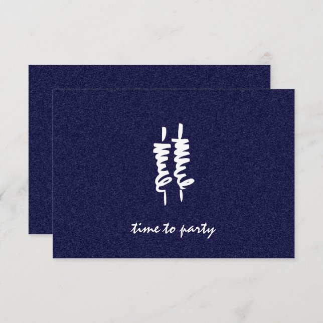 Bar Mitzvah White Torah Scrolls on Any Colour Card (Front/Back)