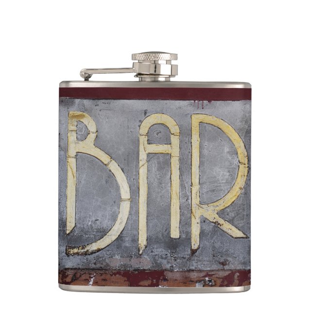 BAR | Nostalgic | Hip Flask (Front)