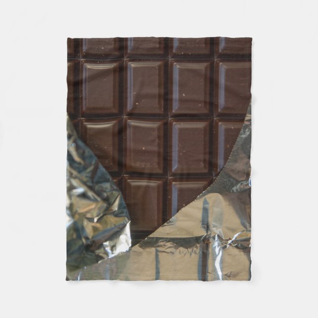 Bar of Chocolate Fleece Blanket (Front)