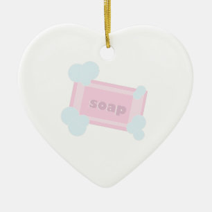 Bar Of Soap Ceramic Tree Decoration