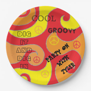 Bar or Bat Mitzvah PARTY ON Paper Plate