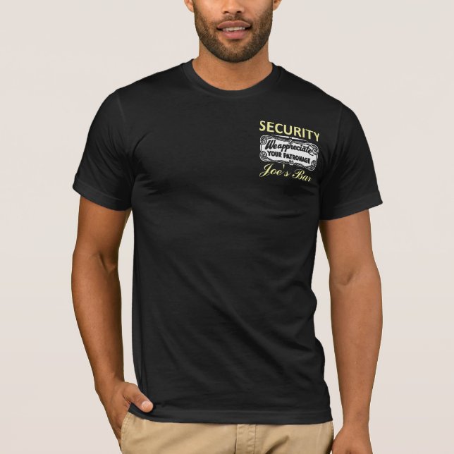 Bar Security T-Shirt (Front)