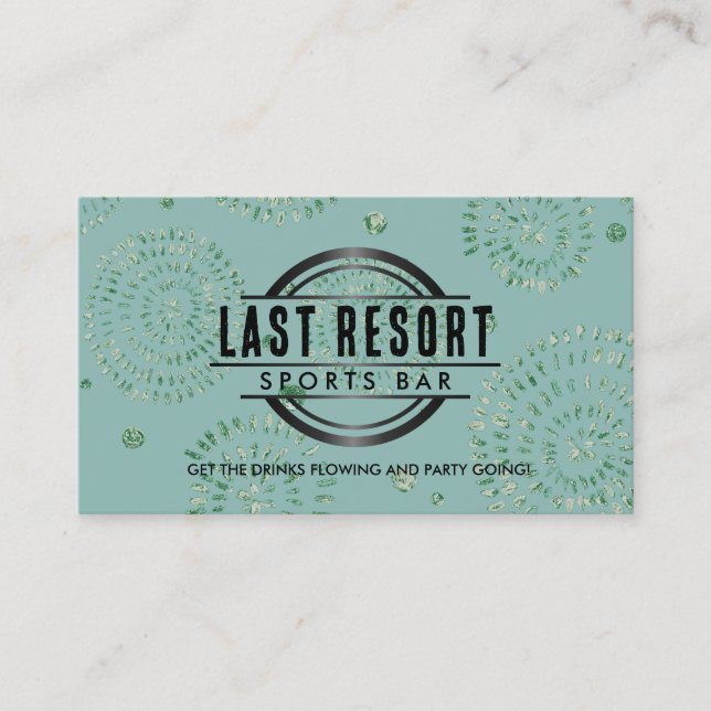 Bar Slogans business cards (Front)