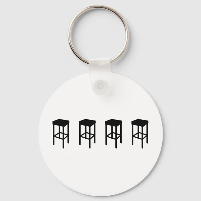 bar stools key ring (Front)