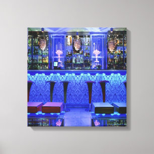 Bar Table Canvas Print