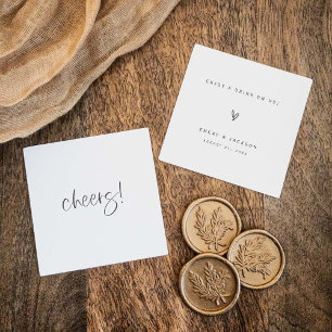 Bar Ticket Wedding Reception Drink Token Card E100